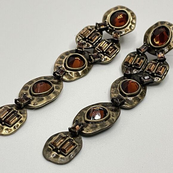 Heidi Klum Vintage Retired Signed Dangle Haute Couture Runway Earrings - Picture 7 of 8